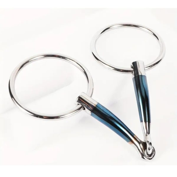 Loose Ring Jointed snaffle 5.5" Blue Steel