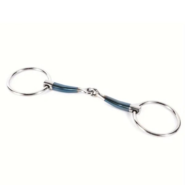 Loose Ring Jointed snaffle 5.5" Blue Steel