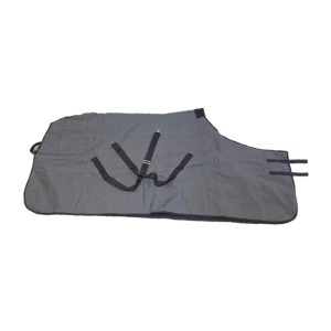 Bull denim fleece horse blanket Grey